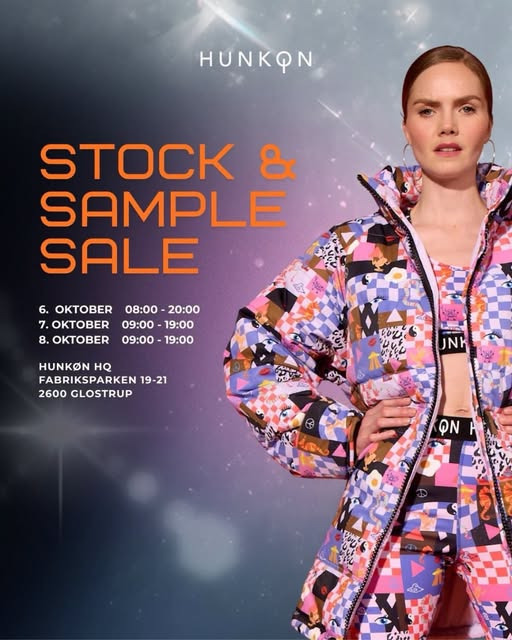 Lagersalg.com holder HUNKØN Stock & Sample Sale i Glostrup med op til 70% rabat
