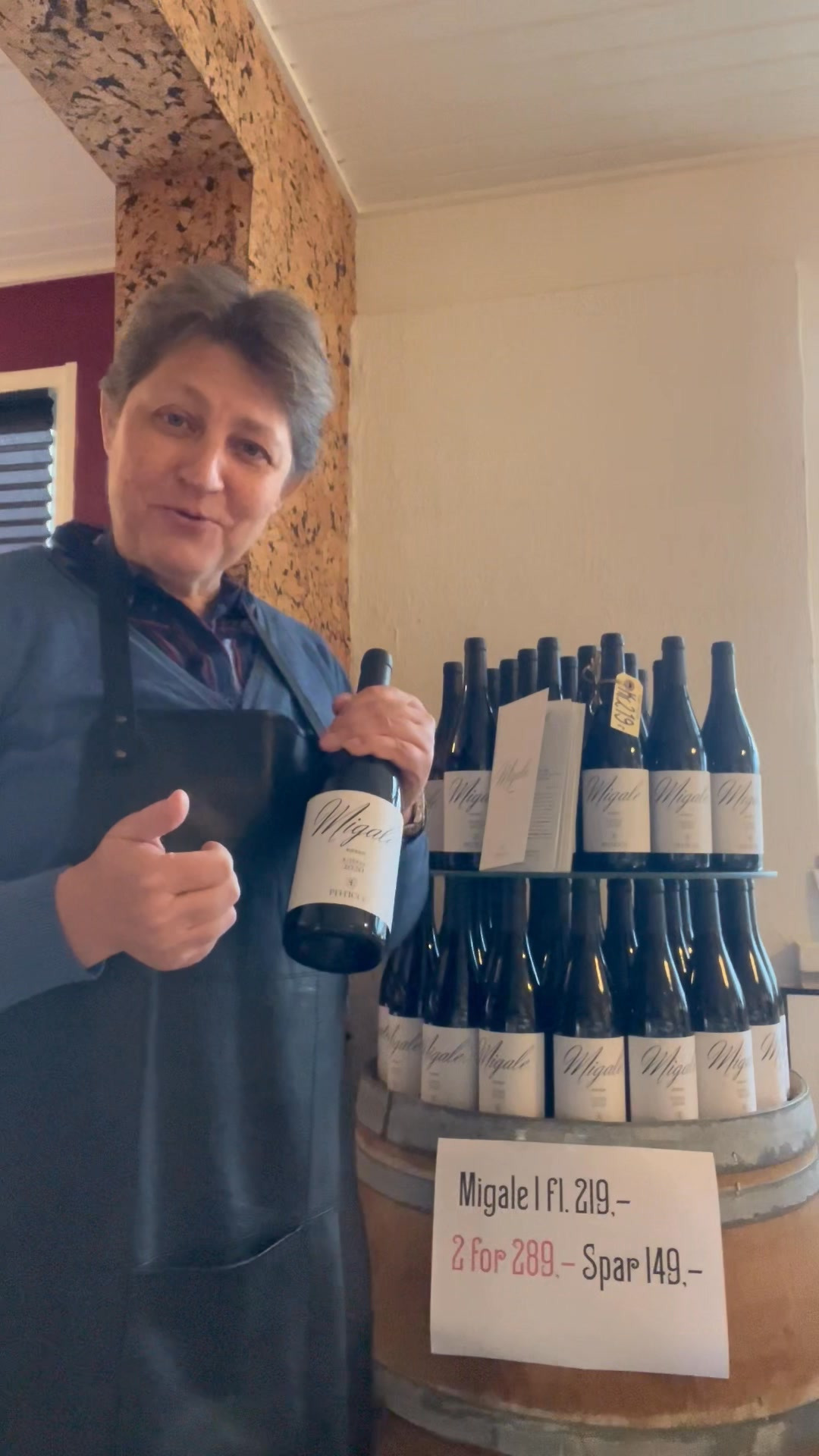 Den gode vino tilbyder gratis smagsprøve på Migale Riserva med høj Vivino-score