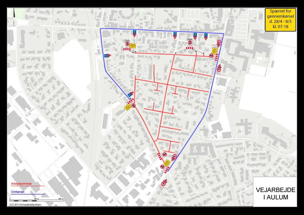 Herning Kommune informerer om kommende vejarbejde og serviceydelser for borgere