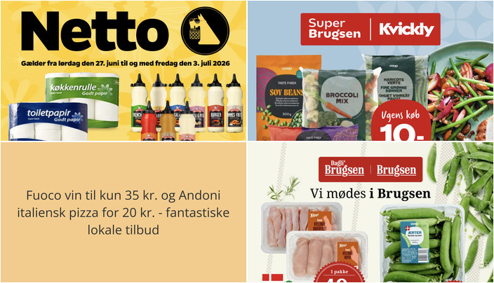 Fuoco vin til kun 35 kr. og Andoni italiensk pizza for 20 kr. - fantastiske lokale tilbud