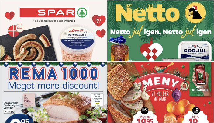 Appelsiner til kun 10 kr. og dansk ovnklar flæskesteg til 8,95 kr. pr. ½ kg - se de lokale tilbud