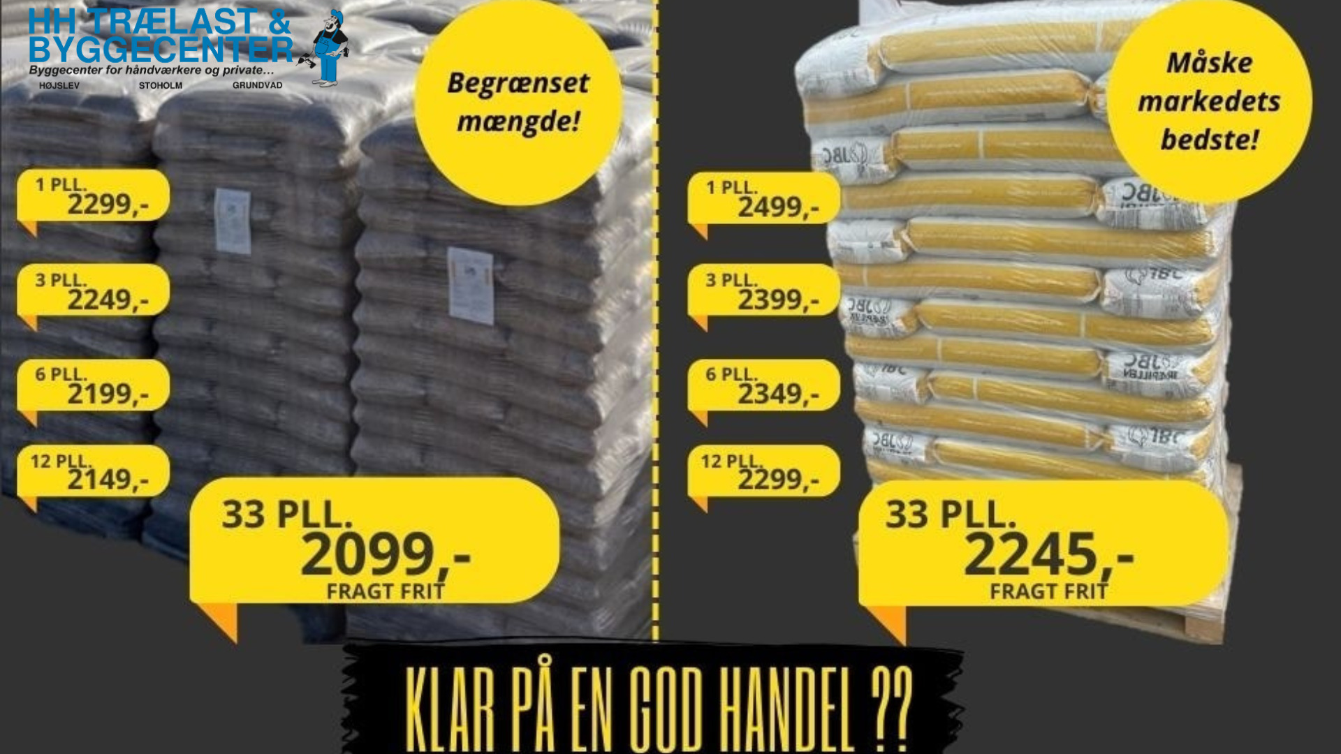 Fyld lageret op med træpiller inden efteråret