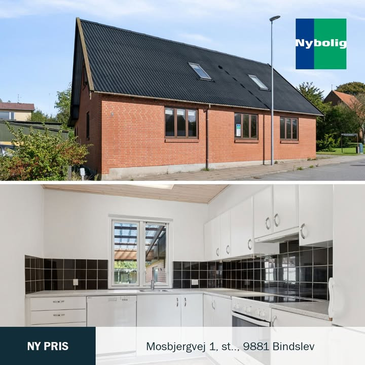 Charmerende villa i Bindslev med ny pris fra Nybolig Hjørring