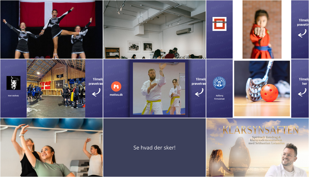 Oplev sport, kreativitet og clairvoyance i Nørresundby den kommende uge