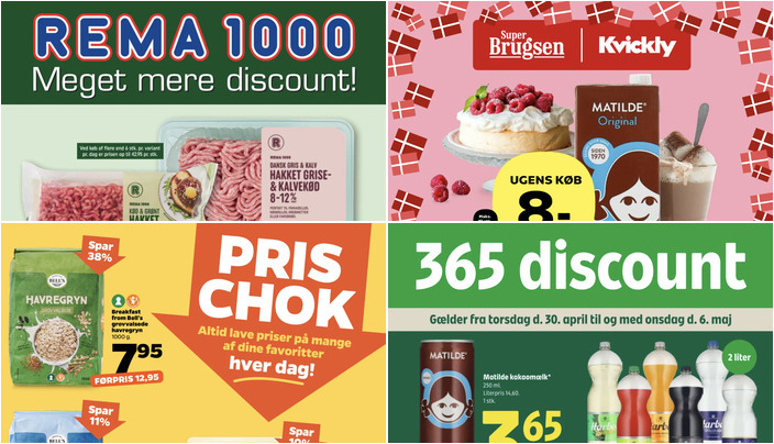 Matilde kakaomælk til kun 3,65 kr. og dansk hakket kød til 25 kr. - se de lokale tilbud