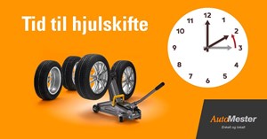 GUMMI-OLE minder om vintertid og vinterdæk