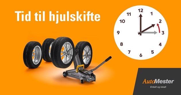GUMMI-OLE minder om vintertid og vinterdæk