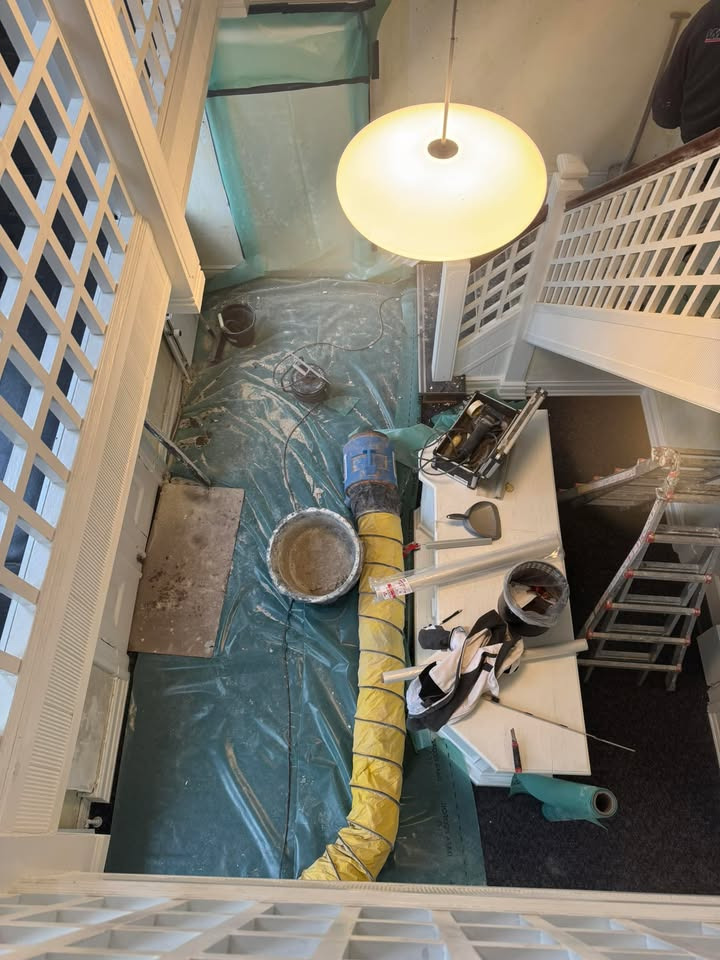 Renovering af Gimsinghoveds entré: Vi har åbent som normalt