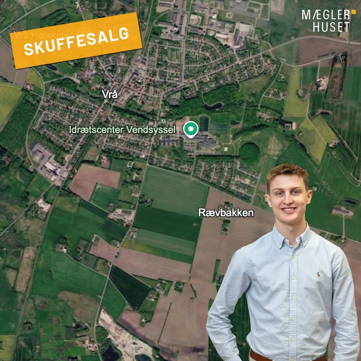 Mæglerhuset Brønderslev har skuffesalg af rummelig ejendom tæt på Vrå