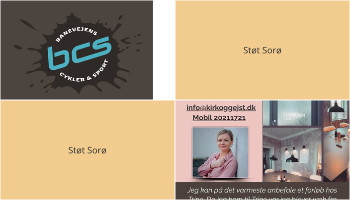 Nyt fra BCS - Banevejens Cykler og Sport og Kirk & Gejst