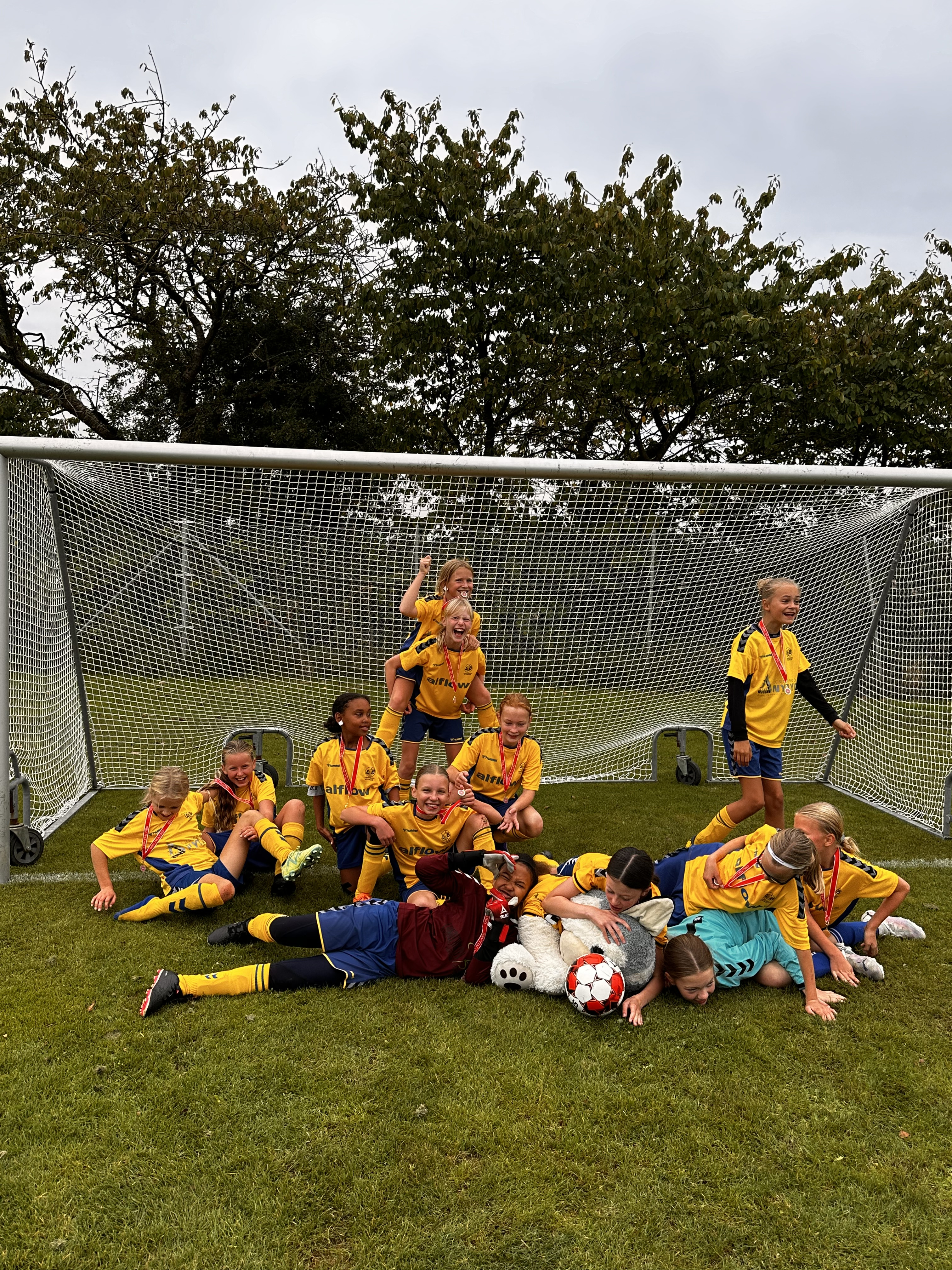 Lunderskov B U12-piger i spændende remis mod Gauerslund IF