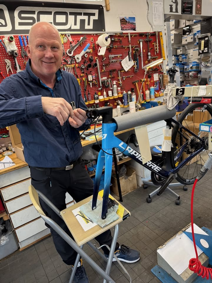 PER P. CYKLER klar til forårets racercykler