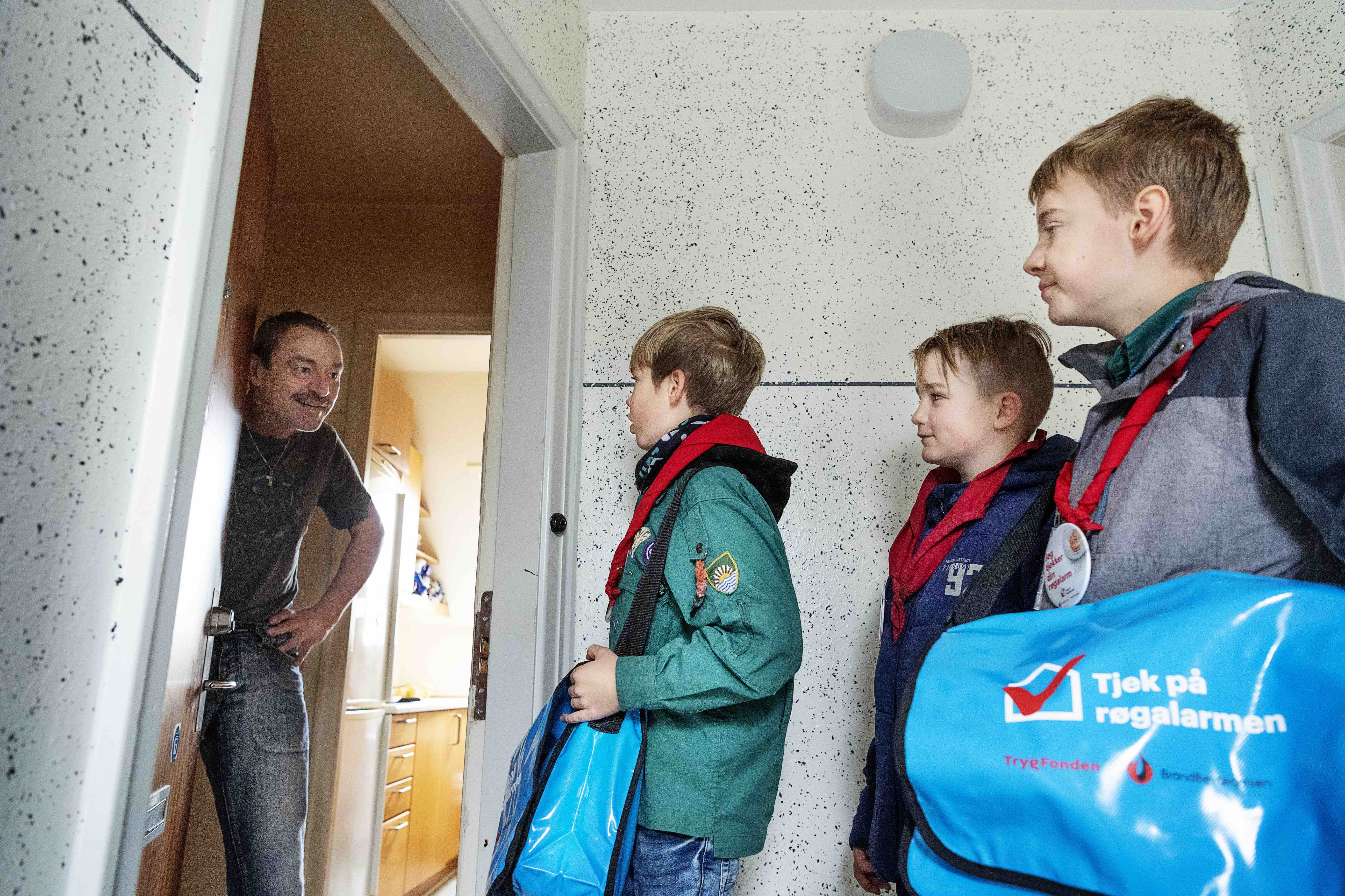 RøgalarmPatruljen tjekker røgalarmer i Skive tirsdag den 14. november