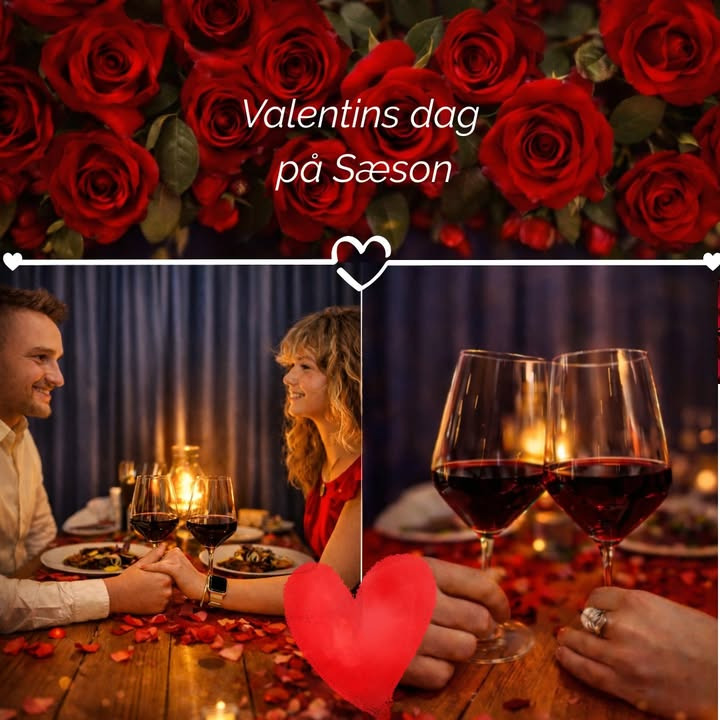 Valentinmenu hos Restaurant Sæson: Invitér til romantik i Frederikshavn og Sæby