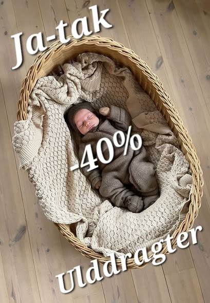 Børneshoppen Brønderslev tilbyder 40% rabat på Mikk-line uldprodukter til børn