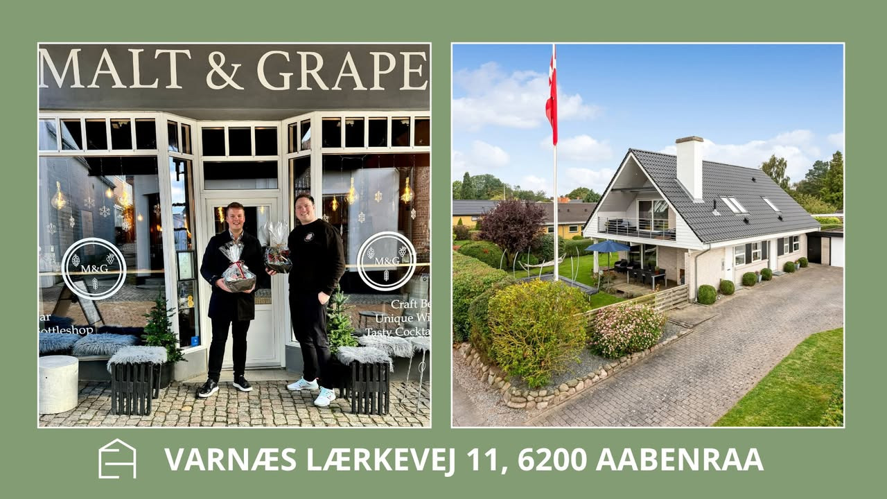 3. adventskonkurrence hos Ejenholm Bolig & Erhverv: Vind en gavekurv fra Malt & Grape