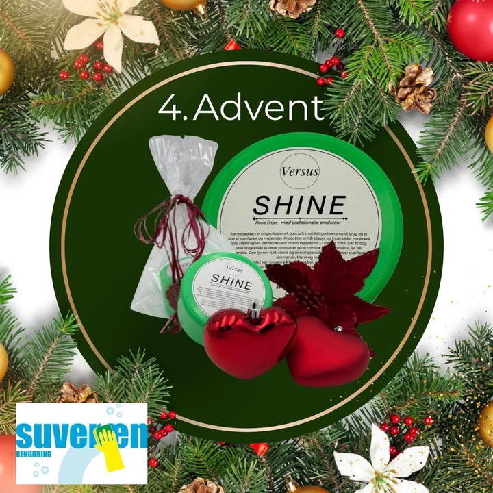 Suveræn Rengøring inviterer til 4. advent konkurrence med chance for at vinde Shine Rensepasta