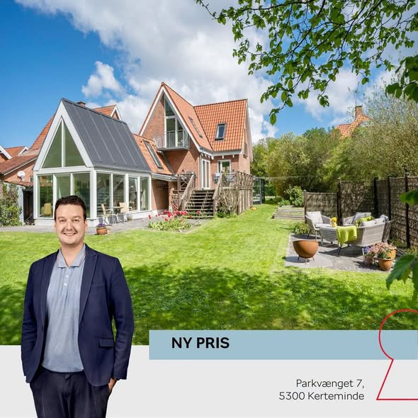 home Kerteminde-Munkebo sænker prisen på villa på Parkvænget 7 med 250.000 kr.