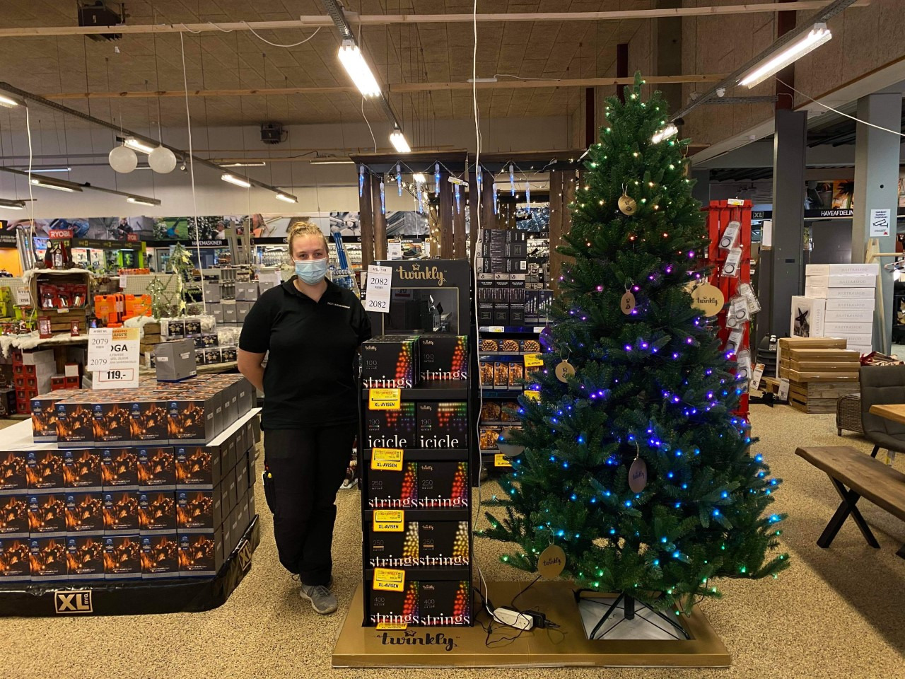 Julebelysning hitter i Thisted: Nu kan man designe sit eget lysshow på en app 