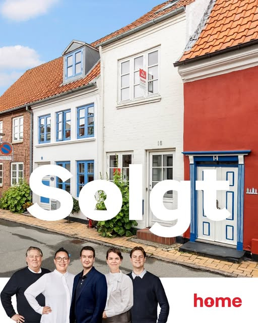 home Kerteminde-Munkebo har stået for salget af det smalle byhus på Fiskergade 16