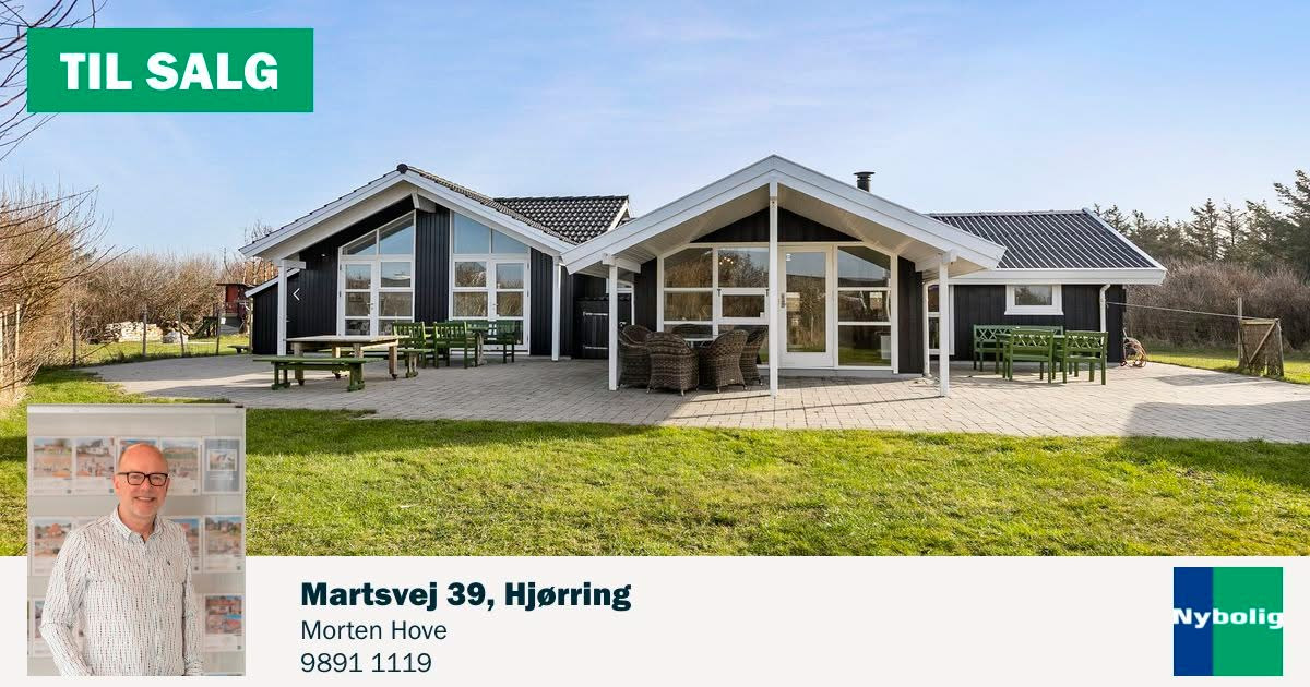 Nybolig Hjørring v/Morten Hove præsenterer luksusfritidshus i naturskønne omgivelser