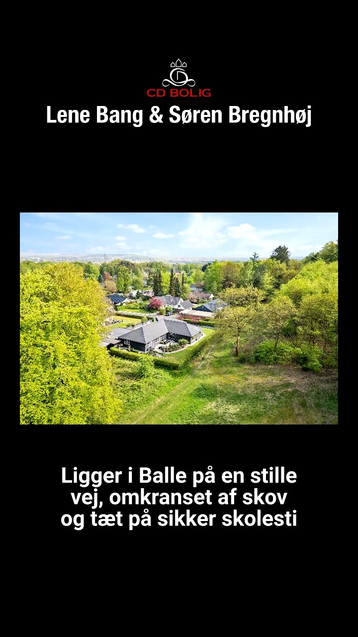 Unik villa i Silkeborg med skovudsigt fra CD Bolig - Lene Bang & Søren Bregnhøj