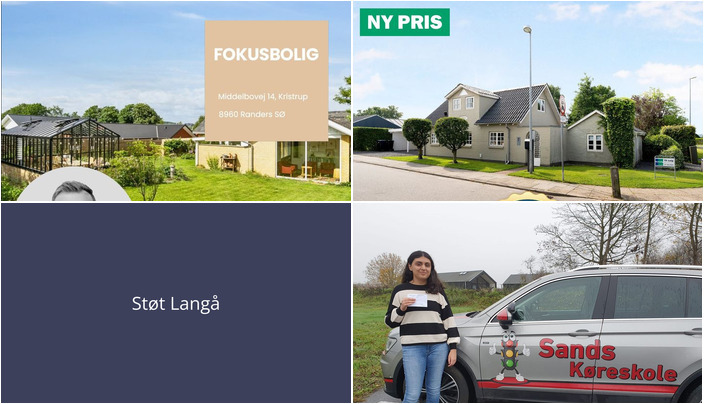 Nyt fra DANBOLIG RANDERS, Sands Køreskole og Nybolig Bjørn & Ankersen