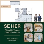 Ejendomsmægler Mike Andersen præsenterer charmerende villa i Taulov, Fredericia