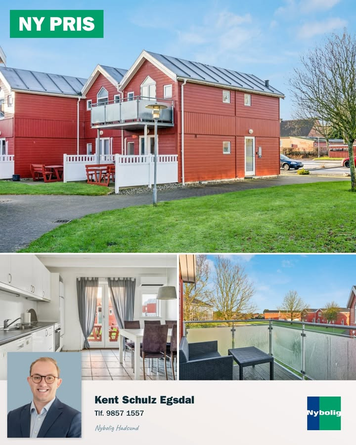 Nybolig Hadsund præsenterer elegant ejerlejlighed i Øster Hurup til ny pris