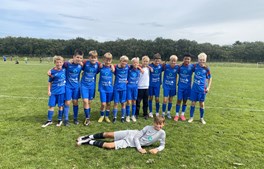 Perfekt start for FC Salling-drengene der besejrer VRI med tenniscifre