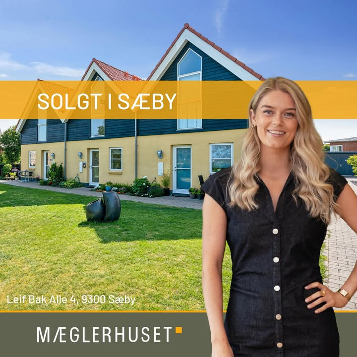 Mæglerhuset Sæby fejrer solgt andelsbolig på Leif Bak Alle 4 i Sæby