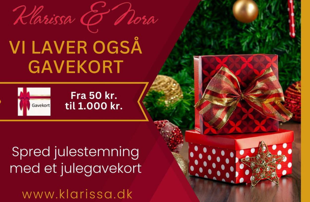 Gavekort fra Klarissa & Nora: Den Perfekte Gaveidé til en du holder af!
