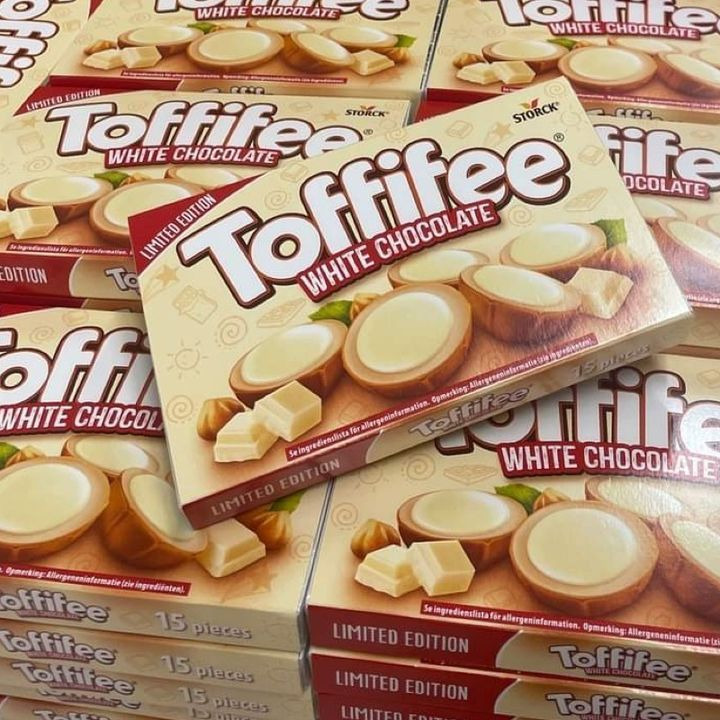 SuperBrugsen Hammerum tilbyder Toffifee med hvid chokolade til kun 20 kr. pr. æske – bestil nu