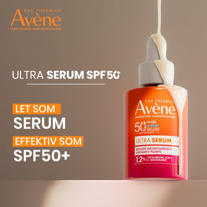 Nyhed fra Vejlby Apotek: Avène Ultra Serum SPF 50+ kombinerer solbeskyttelse og serum i ét