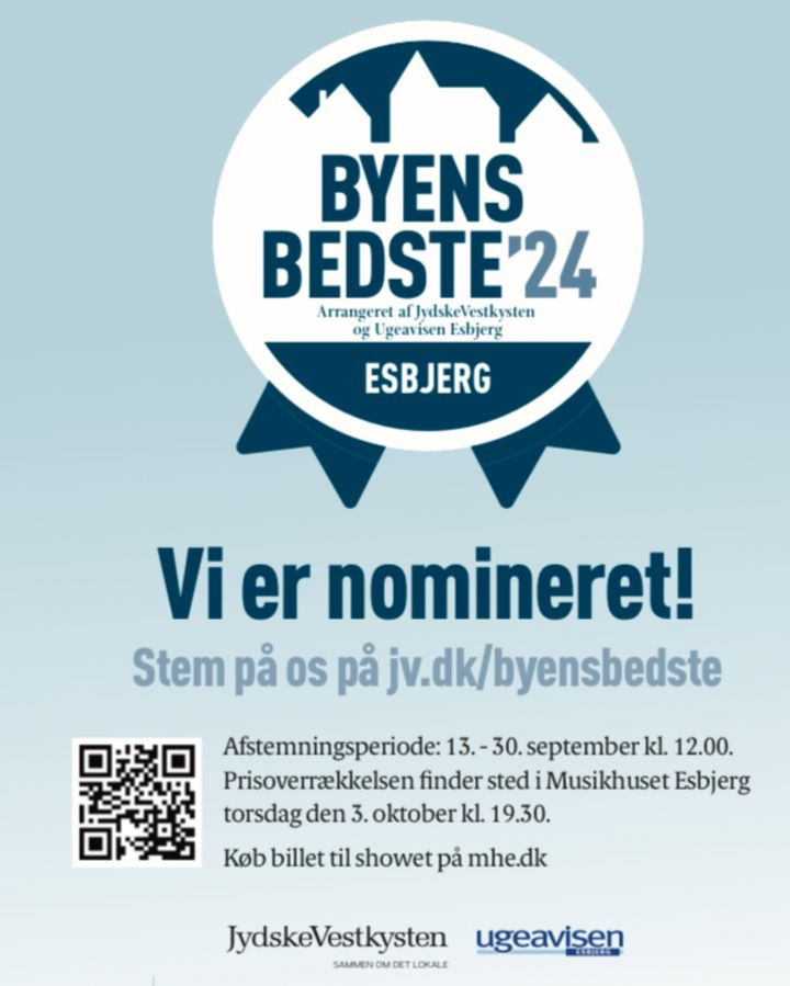 Meny Hjerting nomineret til Byens Bedste Købmand – stem nu og støt os