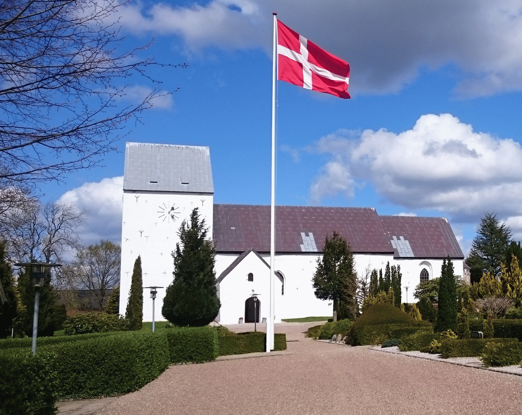 Fællesspisning til påskemåltid i Nørre Snede Kirke