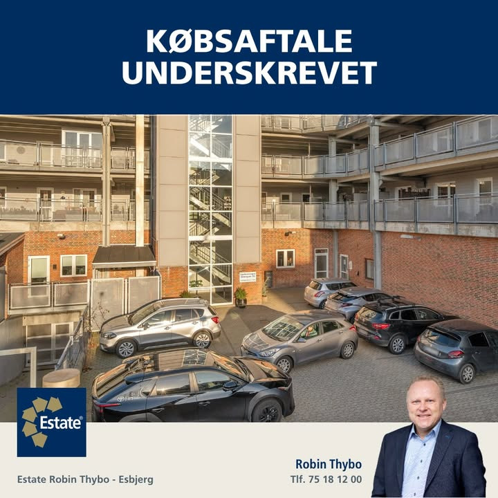 Estate Robin Thybo Esbjerg & Varde formidler salg af lejlighed på Østergade i Esbjerg