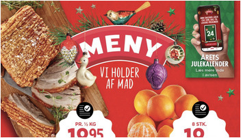 Ribbensteg af dansk gris til kun 18,95 kr. og Kærgården til 9,95 kr. hos Meny