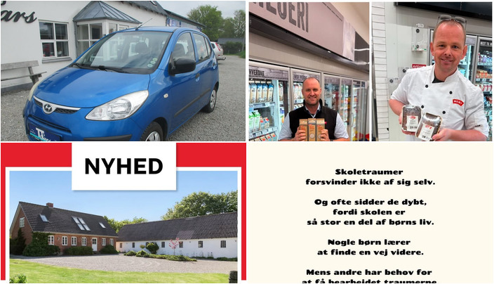 Nyt fra MENY Hobro, home Hobro, Oscar Biludlejning og 1 anden