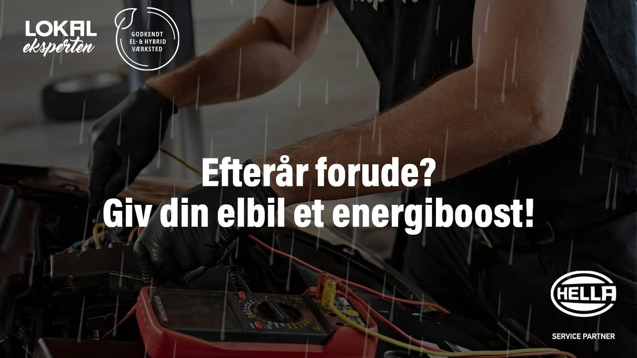 Autogården Løkken tilbyder efterårsklargøring og batteritjek for elbiler