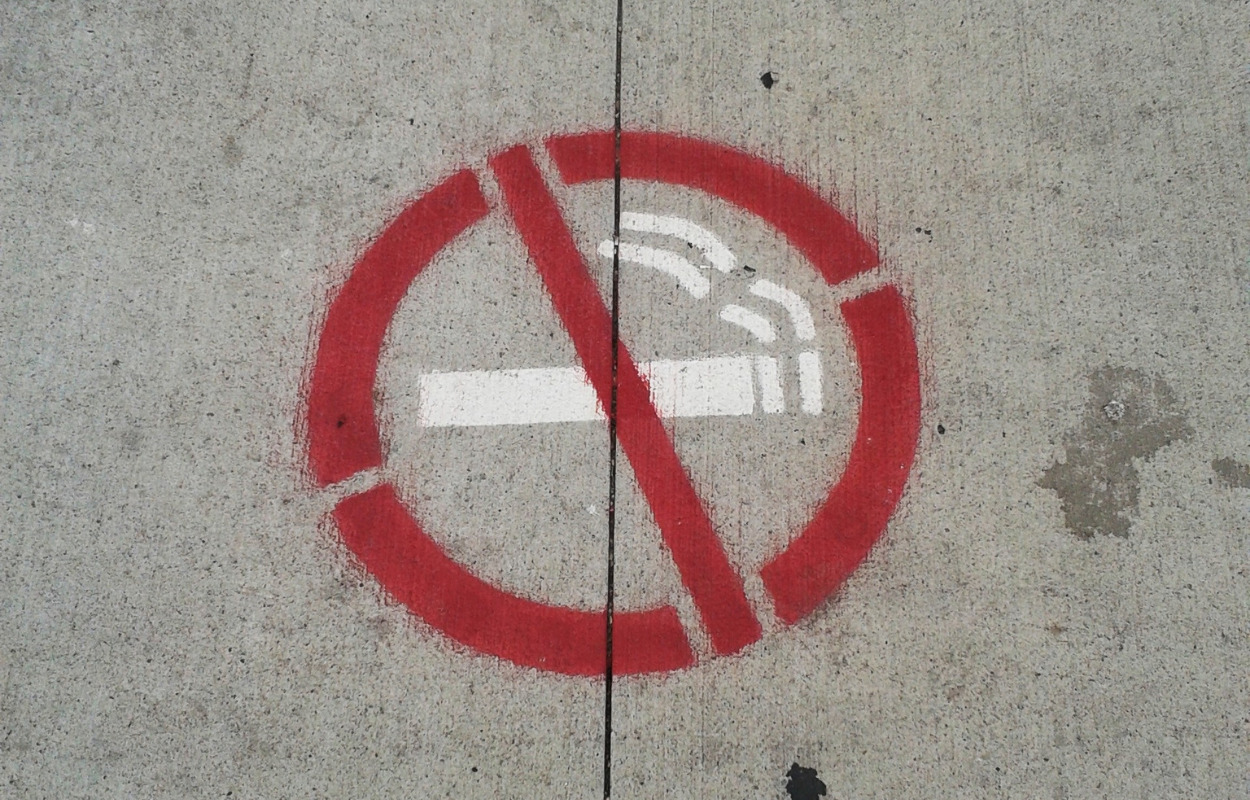 Slut med at ryge under fodboldkampen