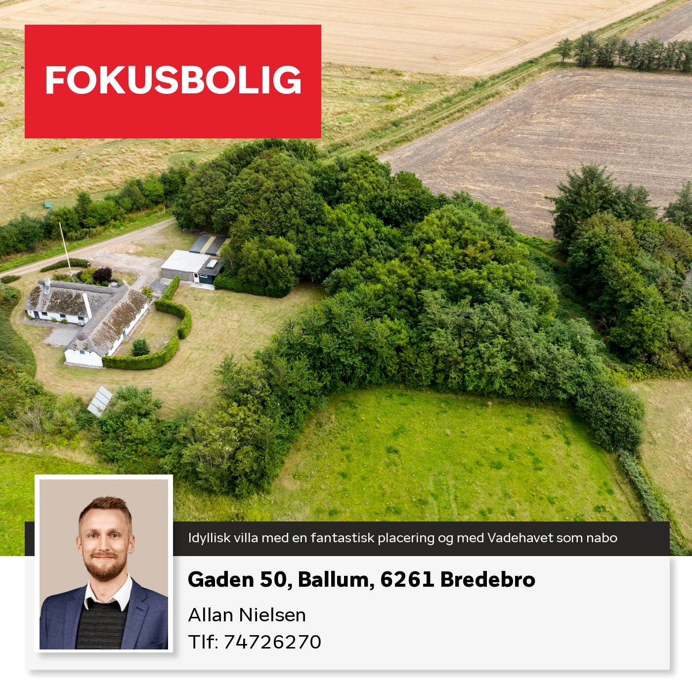 Idyllisk villa til salg med Vadehavet som nabo – HOME Tønder