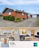 Nybolig Hjørring v/Morten Hove præsenterer familievenlig villa med stor garage og solrig have
