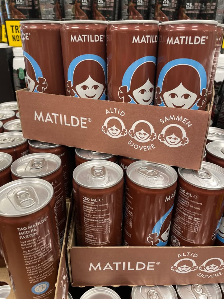 SPAR Nørrebro Hjørring sælger 12 dåser Matilde kakao til 55 kr