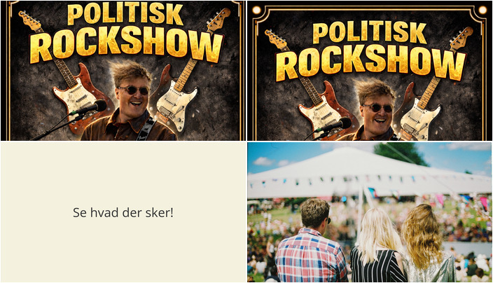 Oplev Børkop i denne weekend: Politisk rockshow og lokale torvemarked