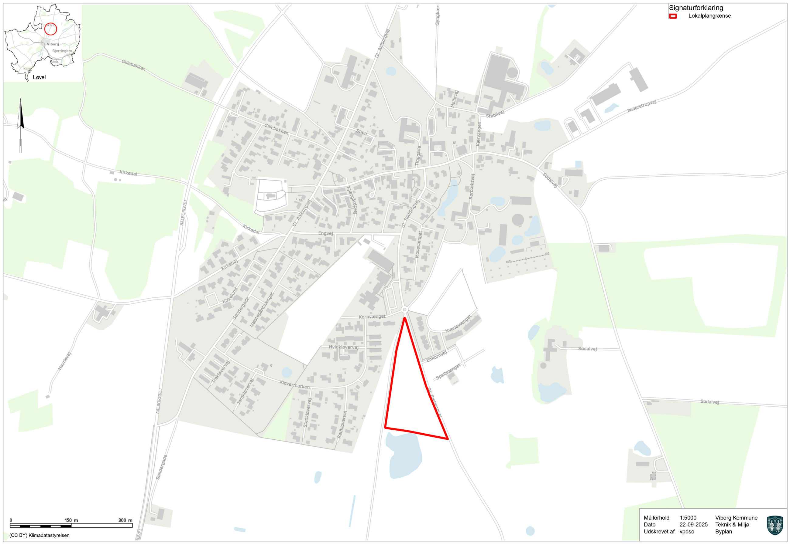 Viborg Kommune inviterer til høringssvar om ny park i Løvel