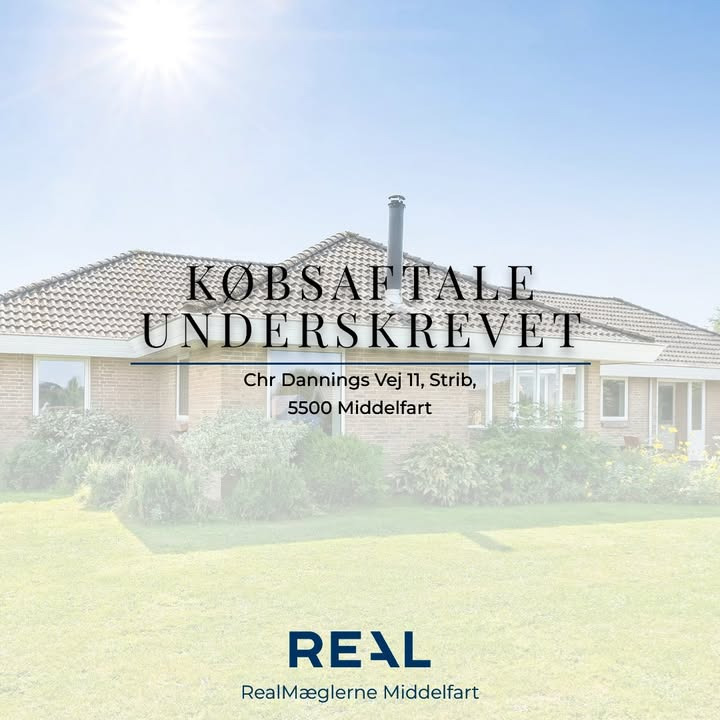 RealMæglerne Middelfart sælger ejendom på Chr Dannings Vej 11 i Strib