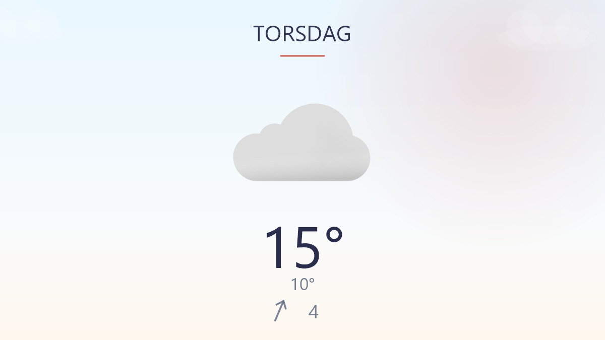 Mild dag med lidt bid i luften