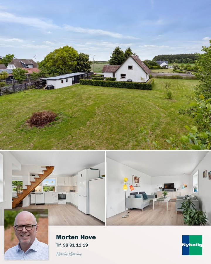 Nybolig Hjørring v/Morten Hove præsenterer villa med natur i nærheden