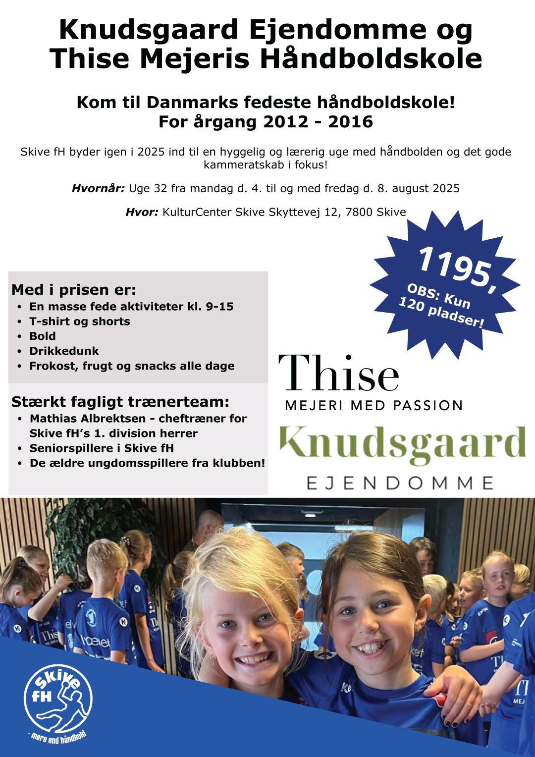 Håndboldskole i Skive inviterer børn til en uge med sjov og læring